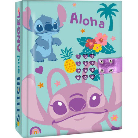Journal intime Stitch verrouillable a code et effet sonore