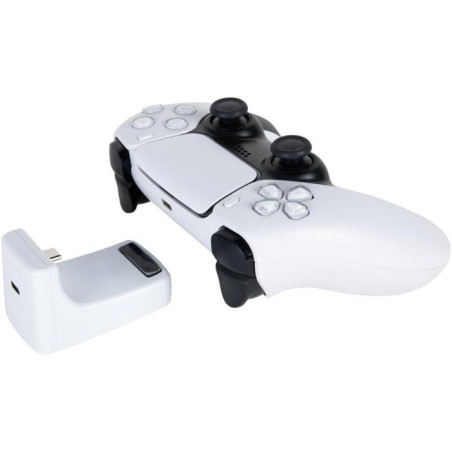 Batterie externe pour manettes Joy-Con - Nintendo Switch 2 - Konix - Indicateur de charge LED - 10 modes d'éclairage RVB - Noir