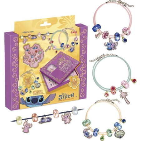 Coffret bijoux étincellants - LANSAY - STITCH - Des 6 ans