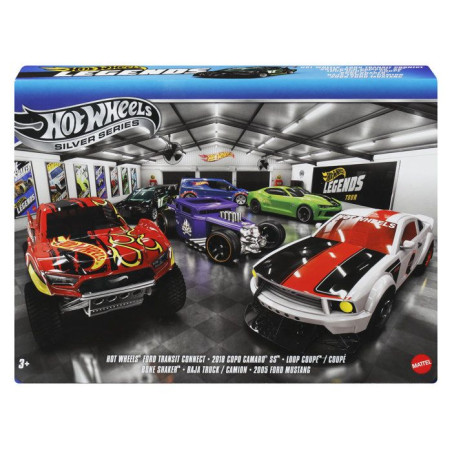Pack de véhicules miniatures - HOT WHEELS - JLB24 - Multipack Legends - 6 véhicules die-cast - Packaging collector - Des 3 ans