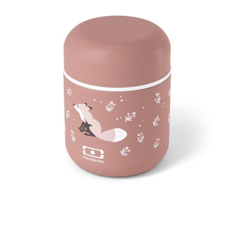 Petite Lunch Box Isotherme - MONBENTO - Boîte repas hermétique - Garde le repas chaud/frais jusqu'a 5h - MB Capsule Fox