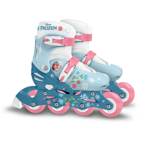 Patins en ligne ajustable - LA REINE DES NEIGES - Fille - Bleu - Taille 30-33