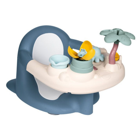 SMOBY - Little Smoby - Siege de Bain - 2 en 1 - Tablette d'Activités Réglable - Ventouses Incluses - des 6 Mois - Fabriqué en
