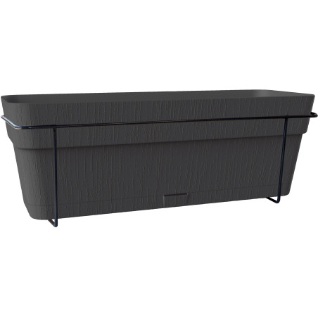 STEFANPLAST Balconniere ETHICA - 9 L - 50x18 x h17 cm - Graphit
