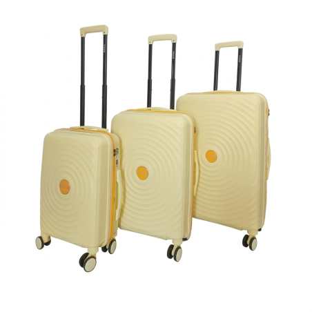 Lot de 3 valises à roulettes rigides LISBON V-travel - 20” / 24” / 28”