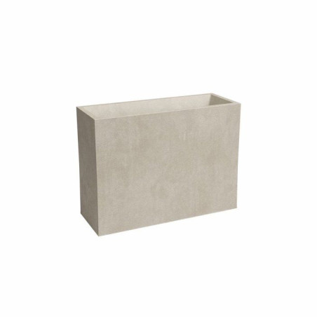 Jardiniere haute SYDNEY - Plastique - Creme - Rectangulaire - 79.5x295x68 cm - 50 L - ARTEVASI