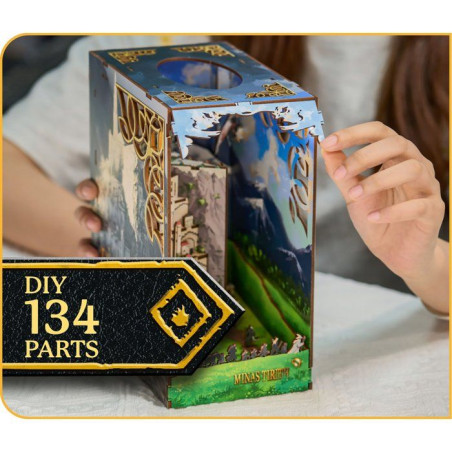 Book Nook - Kit DIY a construire Maquette 3D Serre Livre - REVELL - Tiny Adventures - Le Seigneur des Anneaux - Minas Tirith - L