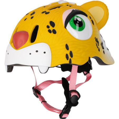 Casque Vélo - CRAZY SAFETY - Léopard - Taille S (49-55cm)