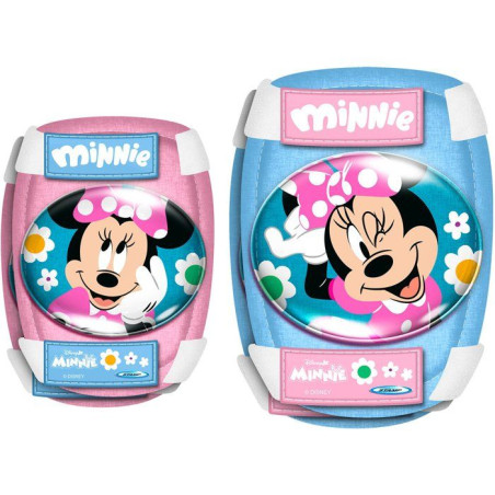 Coudieres & Genouilleres - DISNEY - Minnie - Taille unique avec des sangles élastiques et systemea scratch - Rose