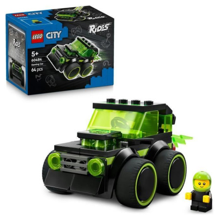 LEGO City 60484 Véhicules - La Voiture de Course de Jeu Vidéo - Jouet 5 ans - Idée Cadeau