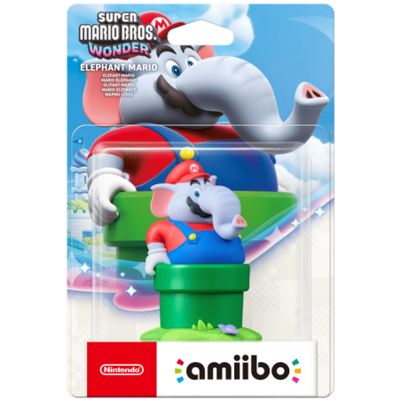 Figurine Amiibo - Mario Éléphant • Collection Super Mario