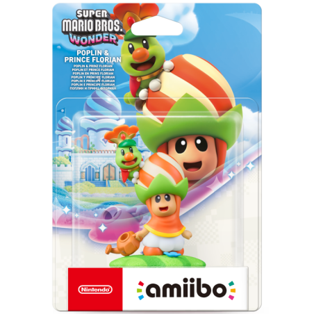 Figurine Amiibo - Poplin & Prince Florian • Collection Super Mario