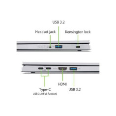 PC Portable ACER Aspire Go 15 : Win 11 - 15.6 FHD - AMD Athlon Silver 7120U - RAM 8Go - 128Go SSD