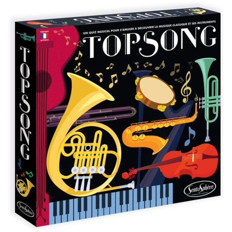 Eveil sensoriel - SENTOSPHERE - Topsong - Reconnaître les grands airs de musique classique - 46 instruments de musique - Des 8