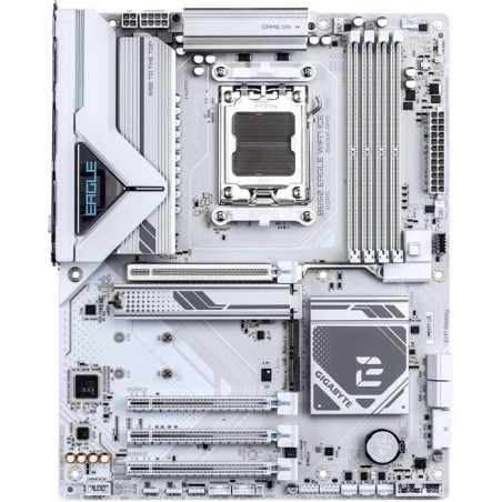 Carte mere - GIGABYTE - B850 EAGLE WF7 ICE - Format ATX - Chipset AMD B850 - DDR5 & PCIe 5.0 - WiFi 7