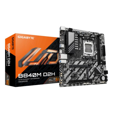 Carte mere - GIGABYTE - B840M D2H - Format Micro-ATX - Chipset AMD B840 - DDR5 & PCIe 5.0