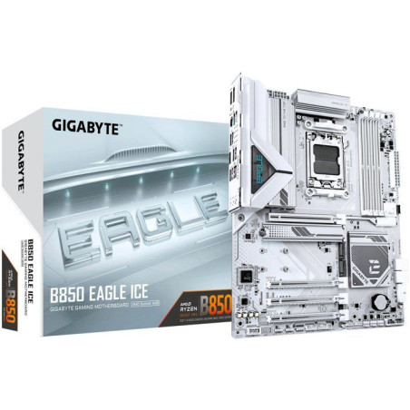 Carte mere - GIGABYTE - B850 EAGLE ICE - Format ATX - Chipset AMD B850 - DDR5 & PCIe 5.0 - WiFi 7