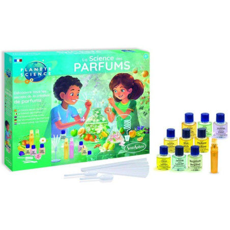 Kit Scientifique - SENTOSPHERE - La science des parfums - Faire évoluer son odorat - Composition parfum - Des 8 ans