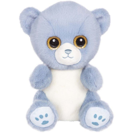 Peluche - Peluche Ours BLUE Cutydoos bleu jeans – 23 cm