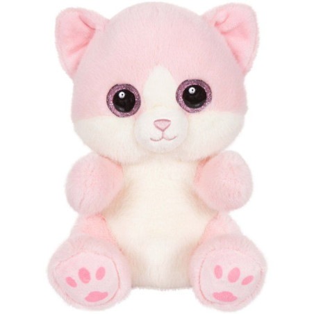 Peluche - Peluche Chat PINKY Cutydoos rose poudré – 23 cm
