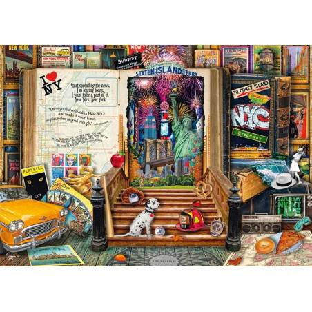 Puzzle - SCHMIDT SPIELE - Souvenirs de New York - 1000 pieces - Des 12 ans