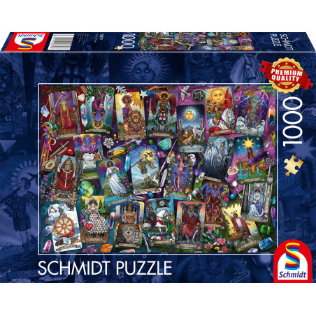 Puzzle - SCHMIDT SPIELE - Cartes de tarot - 1000 pieces - Des 12 ans