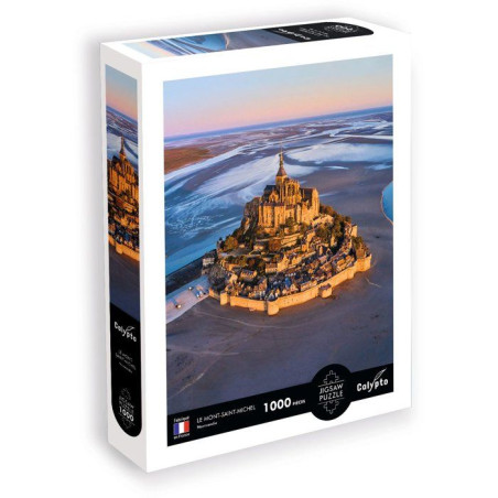 Puzzle - SENTOSPHERE - Calypto - 1000 pieces - Le Mont-Saint-Michel - Normandie - Toucher soyeux - Des 9 ans