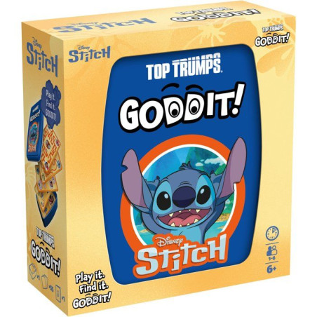 GODDIT - Top Trumps Stitch - Jeu de cartes - WINNING MOVES - 1 a 6 joueurs - Des 6 ans