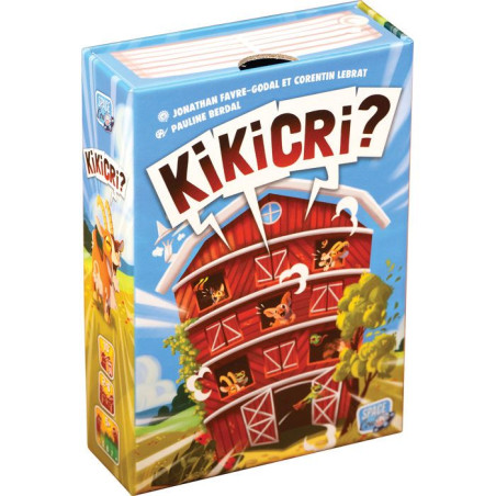 Jeu d'ambiance - ASMODEE - KIKICRI - Familial - 3 a 6 joueurs - 10 minutes de jeu
