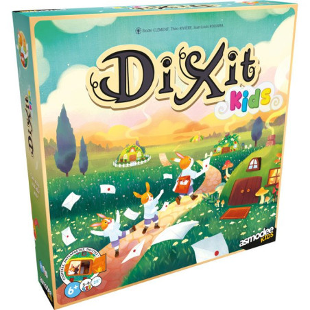 LIBELLUD Dixit Kids - Jeu coopératif enfants - association d'images - 84 cartes illustrées - des 6 ans - jeu société familial