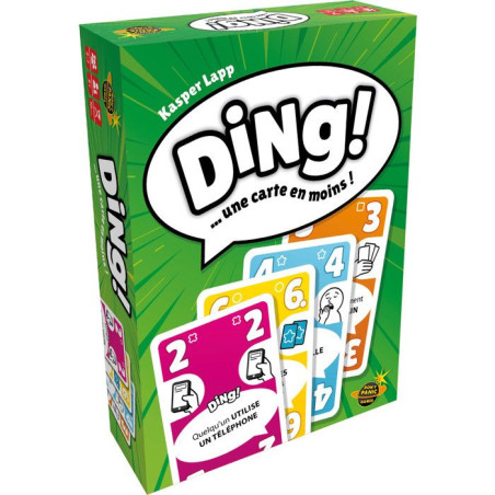 DON'T PANIC GAMES Jeu de cartes ambiance - DING! - 2 a 7 joueurs - Des 8 ans - fun et rapide - parties express - version frança