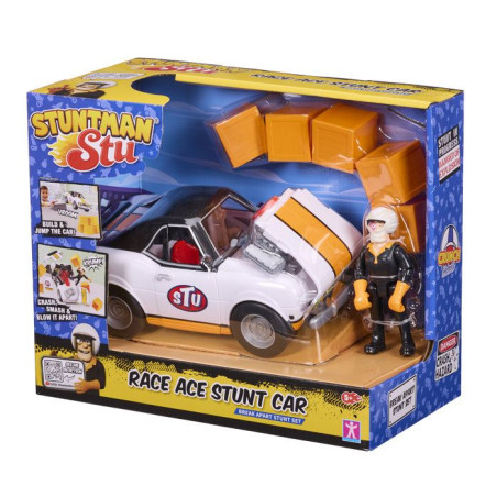 Crash Voiture de course - BANDAI - Stuntman Stu - COSS8200