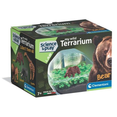Mini Terrarium - Clementoni - Ours - Jeu de sciences et d'expériences - Des 7 ans - Fabriqué en Italie