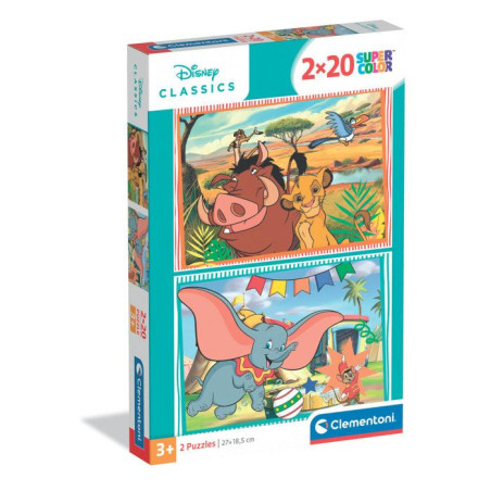 CLEMENTONI - 2x20 pieces - Disney Classic