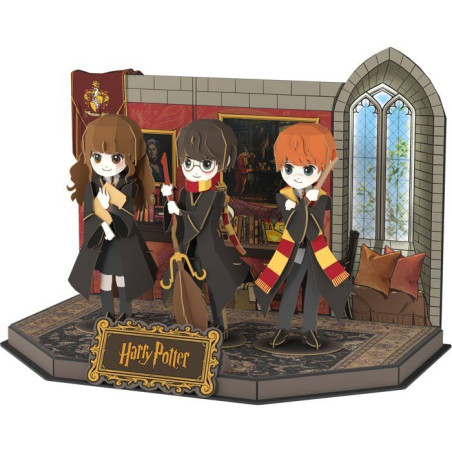 Puzzle 3D - Salle commune Gryffondor - EXPLORA - 540315 - Licence Harry Potter - 127 pieces - Des 8 ans