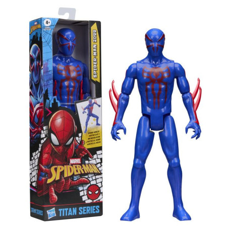 Figurine Spider-Man 2099 de 30&nbsp;cm deluxe, Titan Series, jouets de super-héros, des 4&nbsp;ans, Marvel Spider-Man