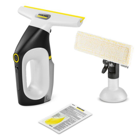 KARCHER WV 3 Comfort Care - Nettoyeur de vitres - Raclette XL 280 mm - Autonomie 35 min - Nettoie jusqu'a 105m²
