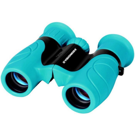 Jumelles Vision Kids, zoomX8, vision a plus de 100 metres - livré avec un étuis, une dragonne - Matiere rubber