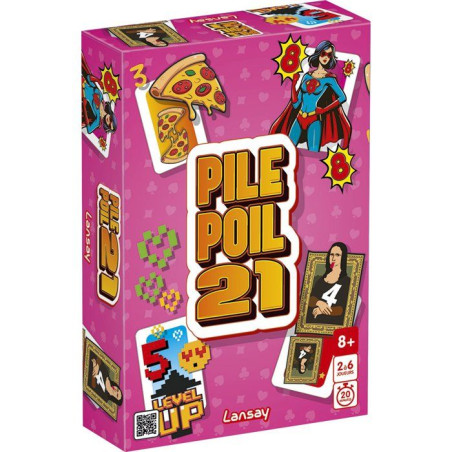 PILE POIL 21 - Jeu de société - LANSAY - Des 8 ans