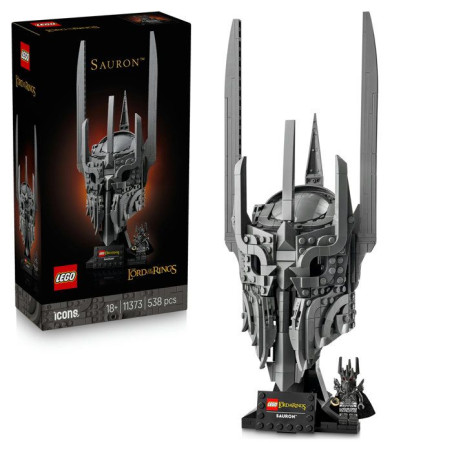 LEGO Icons 11373 Le Seigneur des Anneaux : le Casque de Sauron - Set pour Adulte - Cadeau
