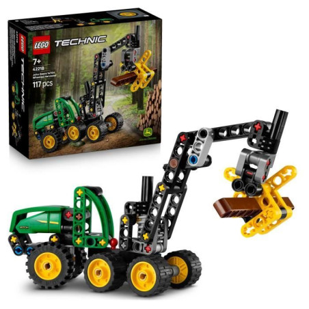 LEGO Technic 42218 L'Abatteuse John Deere 1470H - Jouet de Construction des 7 ans - Cadeau