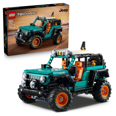 LEGO Technic 42227 SUV Jeep Wrangler Rubicon - Jouet de Construction des 10 ans - Cadeau