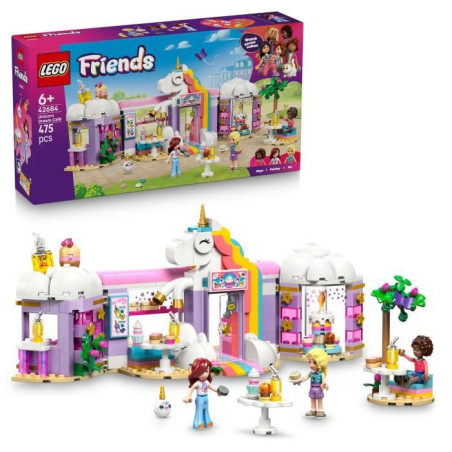 LEGO Friends 42684 Le Café Licorne - Jeu de Construction pour Fille ou Garçon des 6 ans