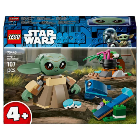 LEGO Star Wars 75443 Chez Grogu - Jeu de Construction Fille ou Garçon des 4 ans - Cadeau