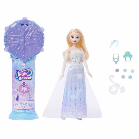 Poupée surprise - DISNEY FROZEN - JJY36 - Elsa Reveal - Sceptre a déverrouiller - 10 accessoires