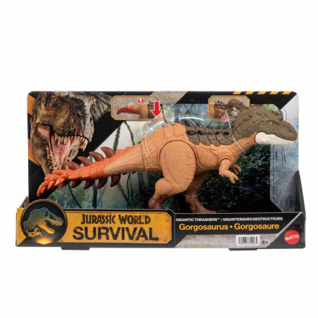 Figurine a grande échelle - JURASSIC WORLD - JKL86 - Mega Action Gorgosaurus - Attaque a molette - Fonction évolution