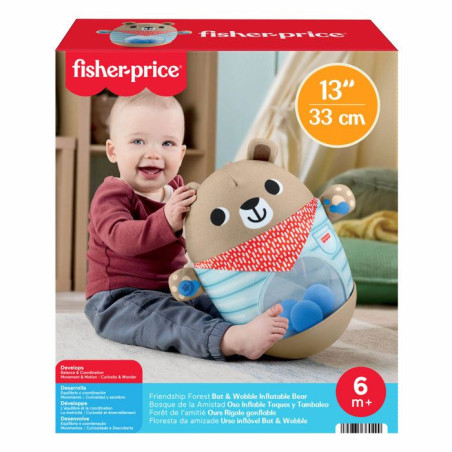 Peluche a bascule - FISHER PRICE - JLB83 - Grand Ours a Balles - Ventre transparent - Des 6 mois