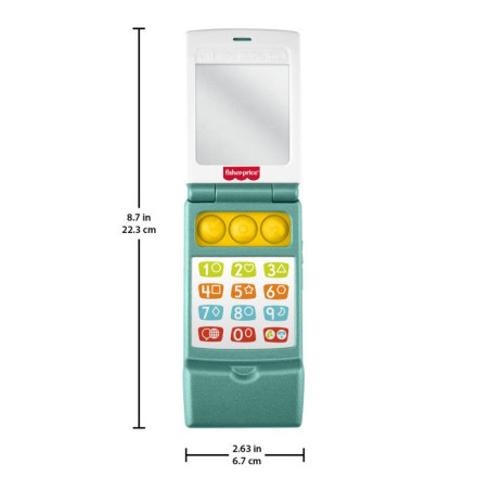 Téléphone jouet - FISHER PRICE - JMM31 - Portable a Clapet - Sons et lumieres - Des 6 mois