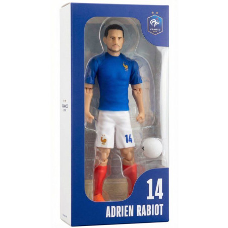 Figurine articulée Adrien Rabio - Numéro 14 - Équipe de France - MEGABLEU - 20 cm