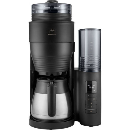 Cafetiere filtre avec moulin intégré - MELITTA - Aromafresh Therm Pro 1030-11 - 8 tasses - 1&nbsp;080 W - Noir
